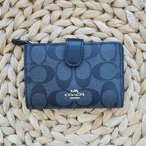 SALE Coach Signature Wallet Black